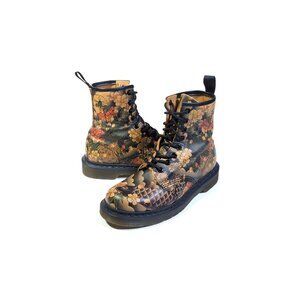 DR. MARTENS Boots X EVISU WAGARA TATTOO SLEEVE Boots Womens Size 6